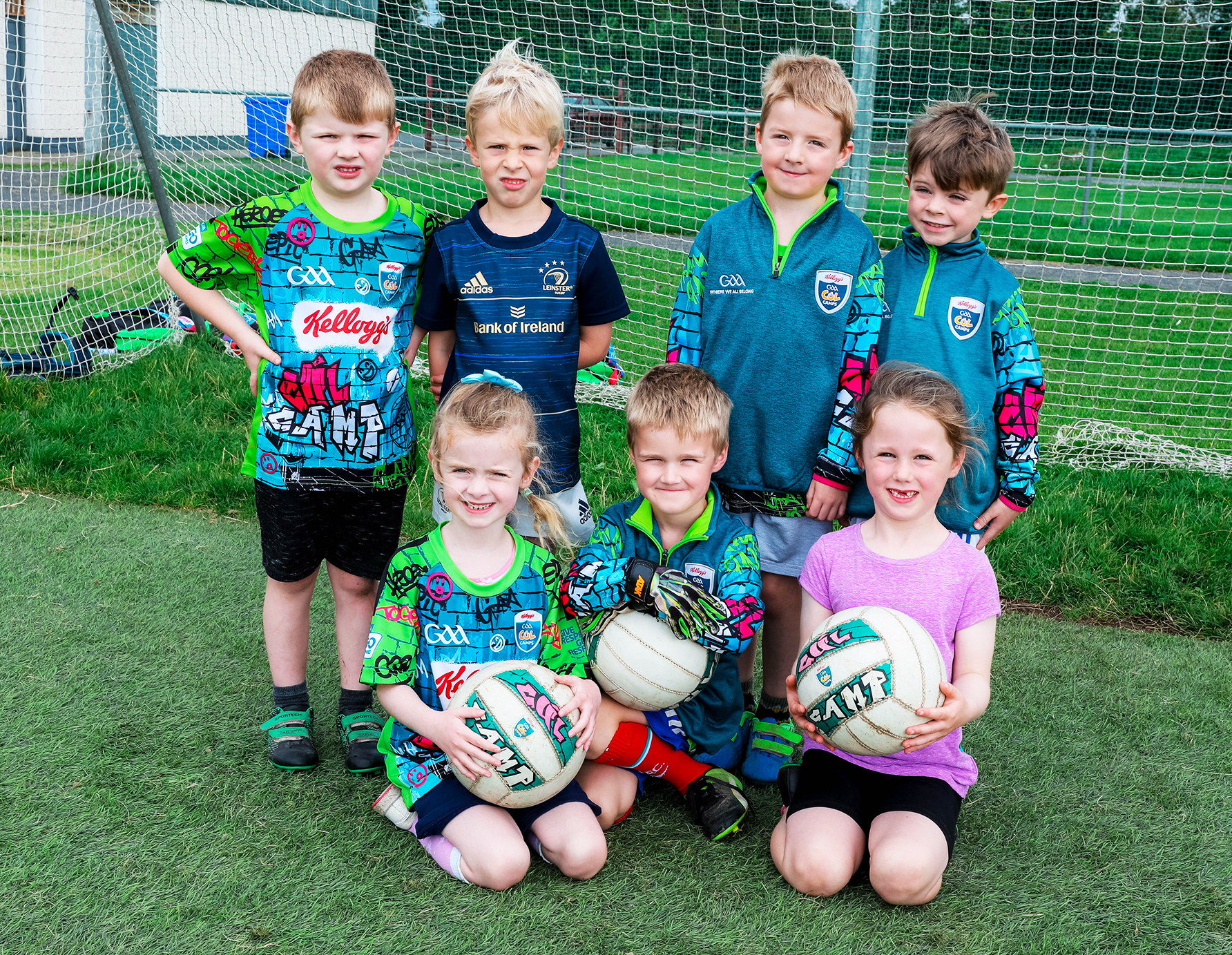 Cul Camp Under 6's at Caragh GAA