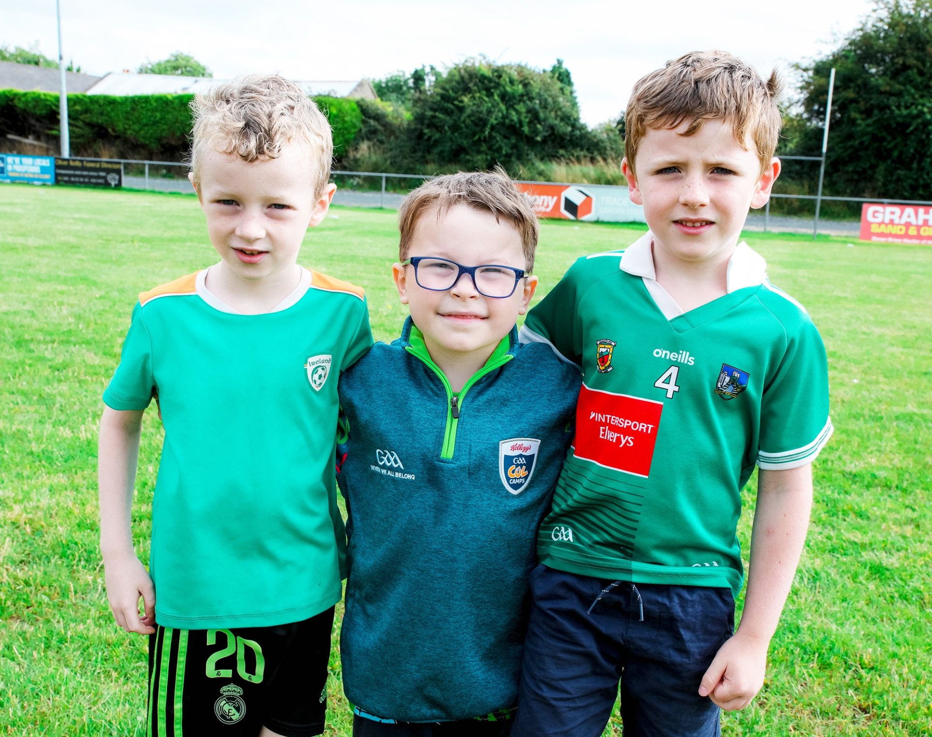 Bobby Cassidy, Henry McGivergan and Conor Healy